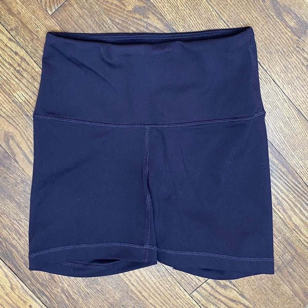 Yogalicious Lux Active Purple Gym Biker Spandex Shorts Women’s Size XS